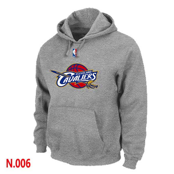 Mens Cleveland Cavaliers L.Grey Pullover Hoodie